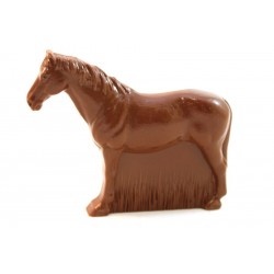 Moulage cheval pursan chocolat lait 12 cm 110 g