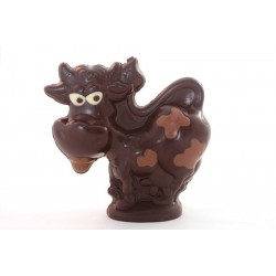 Moulage marguerite la vache chocolat noir 15 cm 180 g