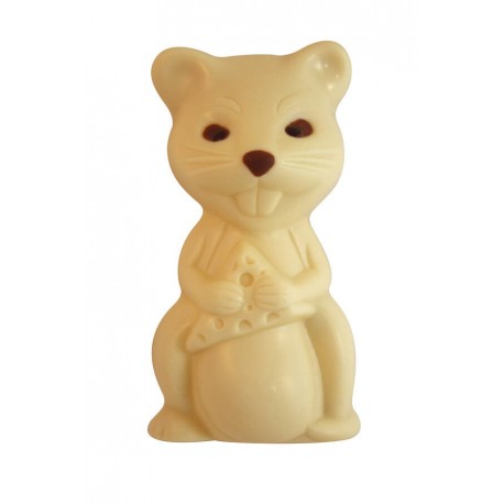 Moulage mimi la souris chocolat blanc 15 cm 170 g