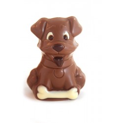 Moulage Oscar le chien chocolat lait 9 cm 80 g