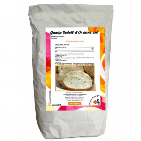 Préparation pour pain spécial Soleil d'or 25 kg