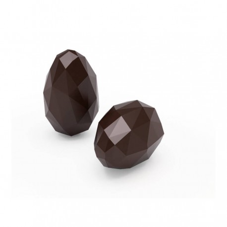 Oeuf facette 3D en chocolat noir 45P 359g