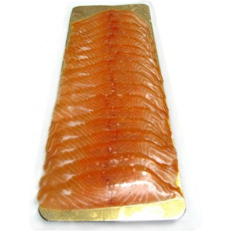 Saumon fumé Atlantique en tranches avec intercalaire 1 kg