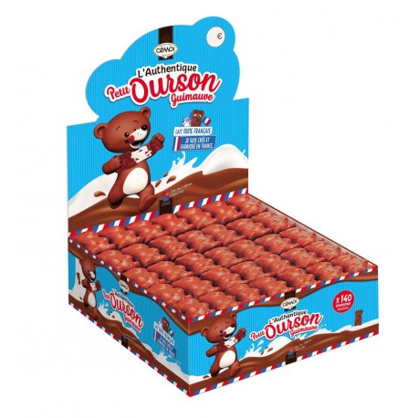 Ourson guimauve chocolat lait 11.5 g x 140