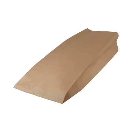 Sac de regroupement kraft brun 400 + 140 x 720 sans impression x 100