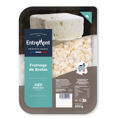 Dés de lait de brebis Myrtis Entremont 500 g