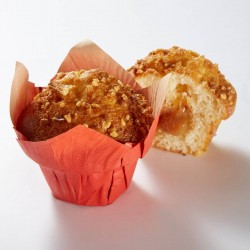 Muffin nature fourré au caramel au beurre salé décor pralain 120 g
