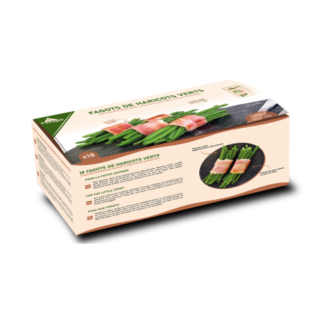 Fagots de haricots verts lardés 810 g 