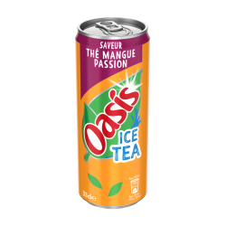 Oasis thé saveur mangue fruit de la passion 33 cl