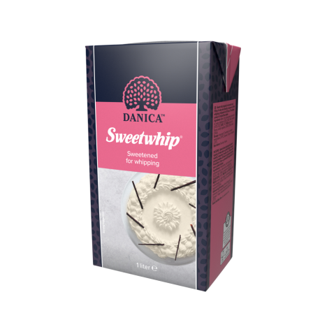 Crème mixe végétal sucré Danica Sweetwhip 1 L