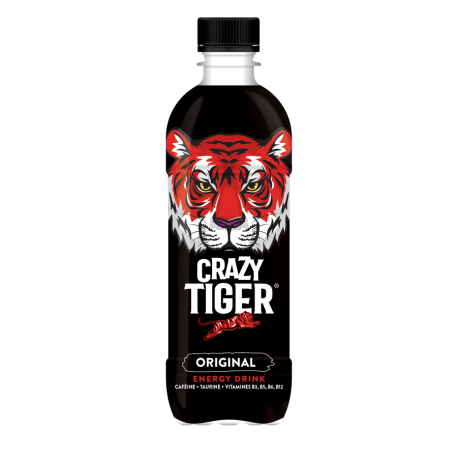 Boisson énergisante gazeuse crazy tiger 50 cl