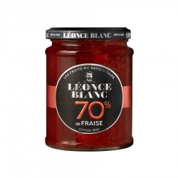 Confiture de fraises allégée 70% 320g