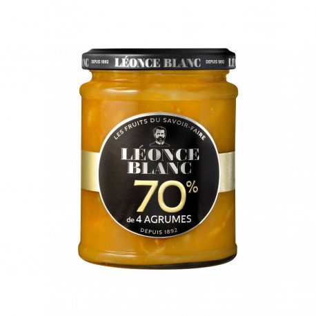Confiture de 4 agrumes allégée 70% 320g