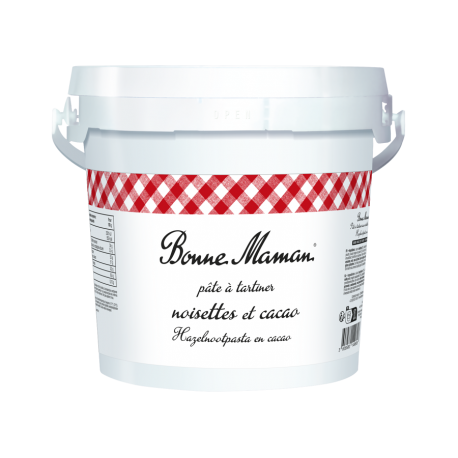 Pâte à tartiner aux noisettes et au cacao 3 Kg