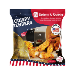 Crispy tenders aigullette de poulet pané 1 kg