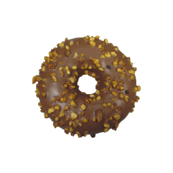 Donut fourré cacao noisettes 69 g