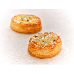 Mini tartelettes ananas passion beurre fin prêt à cuire 35 g Lenôtre 