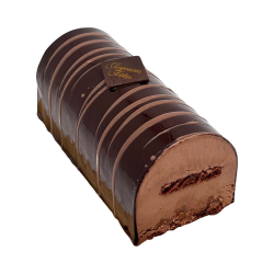 Bûche royale chocolat 175 x 80 x 70 mm 530 g