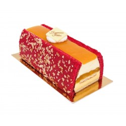 Bûche mangue ananas 160 x 75 x 75 mm 380 g