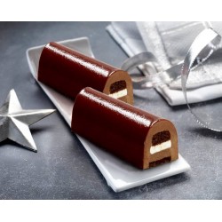 Bûchette lisse trois chocolat 9 cm 90 g