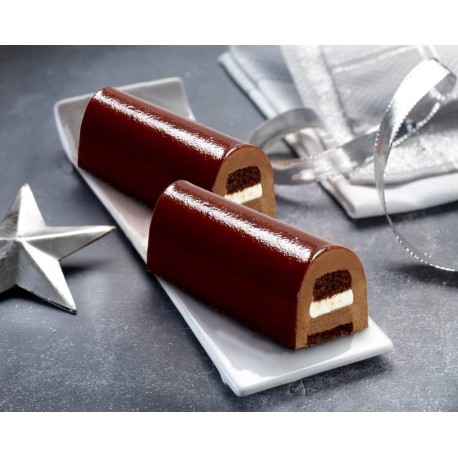 Bûchette lisse trois chocolat 9 cm 90 g
