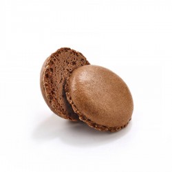 Coque de macaron au cacao D 35 mm x 180