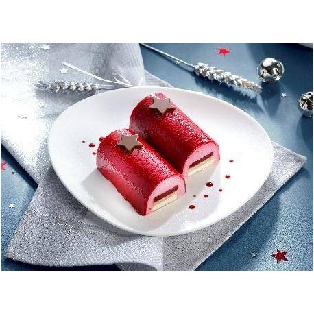 Bûchette lisse fruits rouges 9 cm 116 g