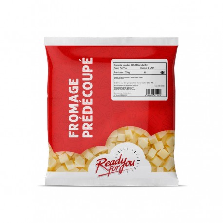 Emmental en mini dés 500g