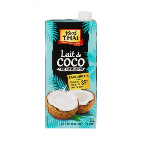 Lait de coco uht real thai 1 l