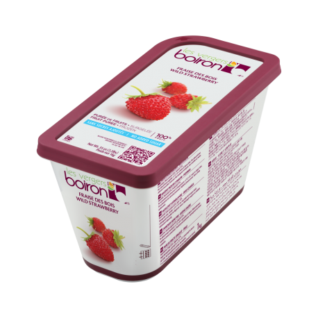 Purée des fraises des bois non sucrée 1 kg