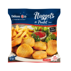 Nuggets de poulet panés halal éco 1 kg