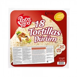 Tortillas de blé D 30 cm x 18