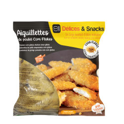 Aiguillette de poulet cuite panée cornflakes 1 kg