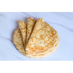 Crêpes moelleuses sucrées au lait frais écrémé 40g