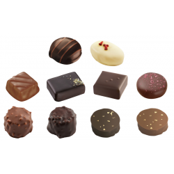 Assortiments de bonbon chocolat 10 x 100