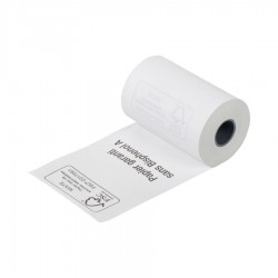 Bobine papier thermique blanc 57 x 40 x 12 mm