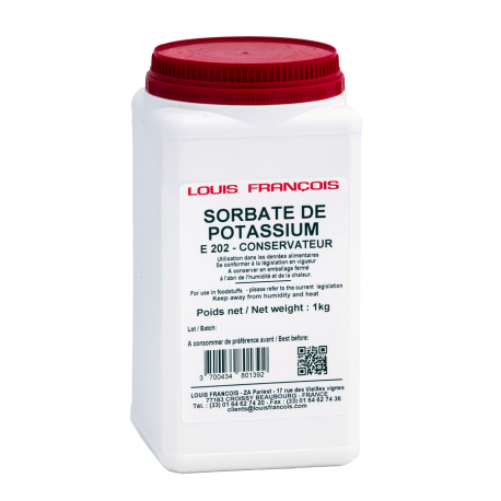 Sorbate de potassium 1kg