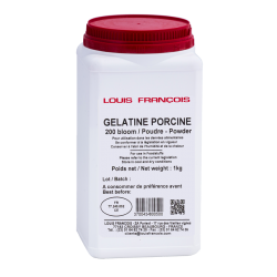 Gélatine porcine 200 Bloom poudre 1 kg