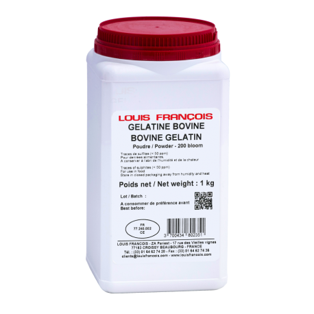 Gélatine bovine 200 bloom 1kg