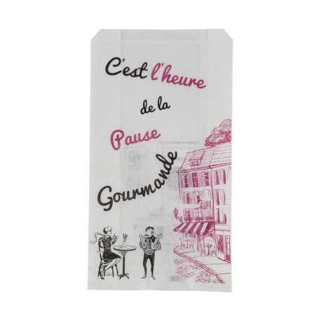 Sac à croissant kraft blanc So Frenchy n102 x 1000