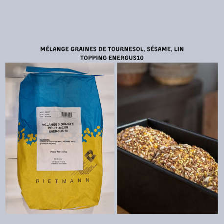 Mélange 3 graines pour décor energus 10 x 5 kg