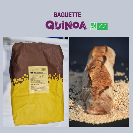 Mélange BIO BAGUETTE QUINOA 50% 10kg