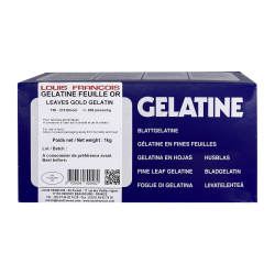 Gélatine feuille or 1 kg