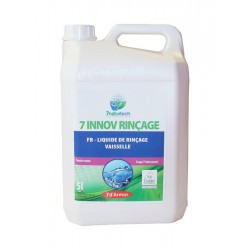 Liquide de rinçage pour lave vaisselle 7 Innov rinçage Ecolabel 5 L