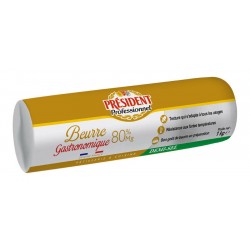 Beurre gastronomique demi-sel rouleau 1 kg