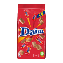 Bonbon chocolat au lait fourré au caramel croquant Daim 460 g