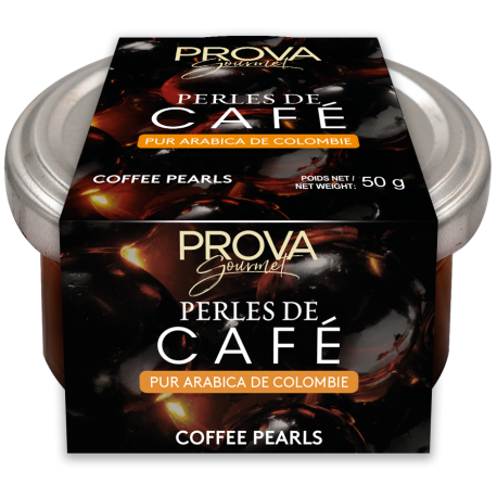 Perles de café à l'extrait de café de Colombie 50g