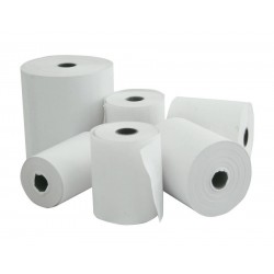 Bobine papier thermique blanc 80 x 80 x 12 mm