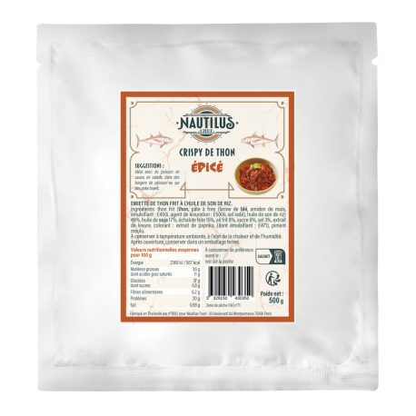 Thon crispy épicé 500g