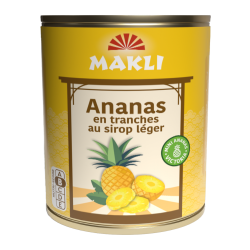 Ananas mini en tranches au sirop léger 4/4